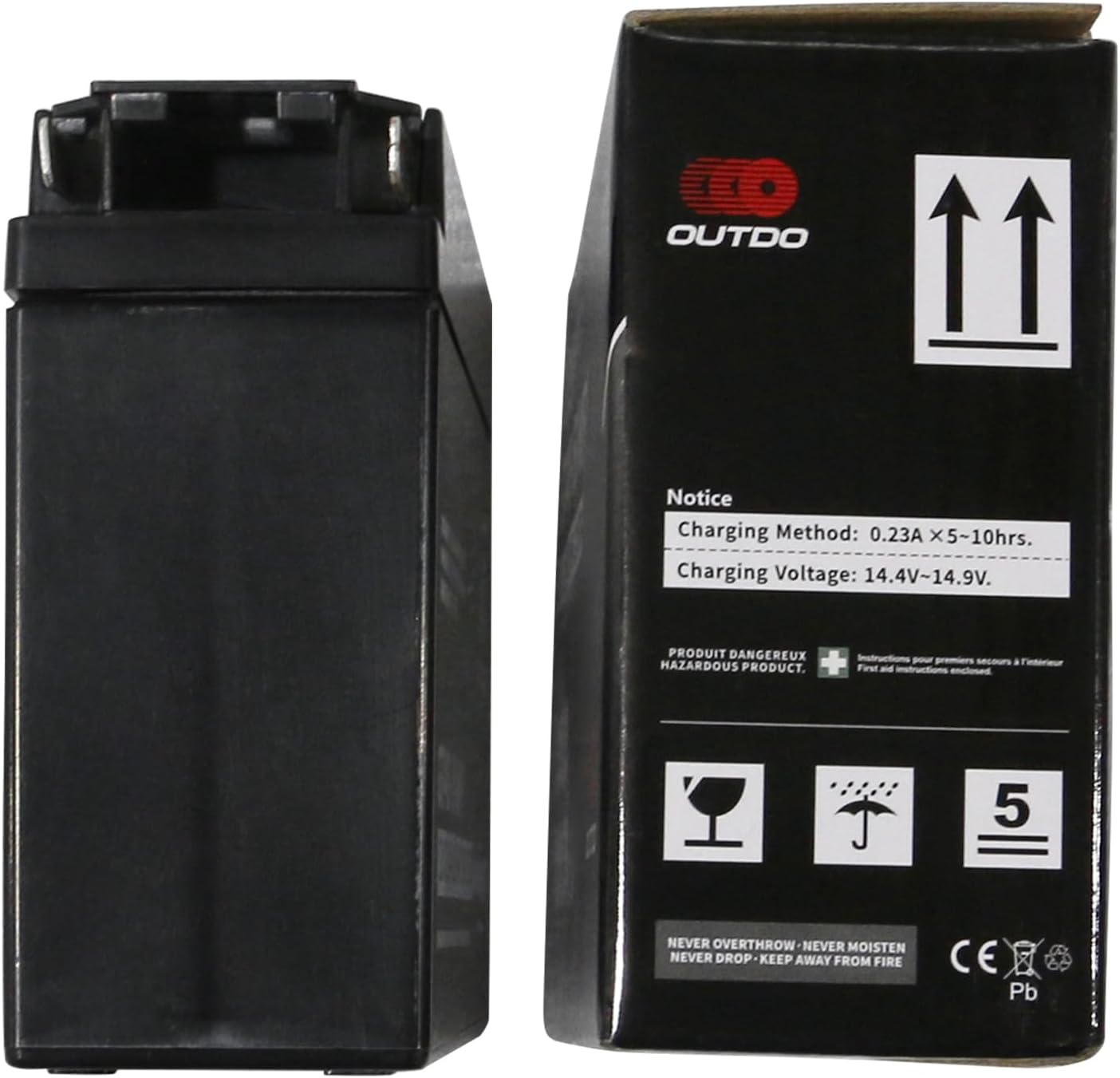 Motorcycle Battery for ATV, UTV, Lawn Mower, Scooter (4)