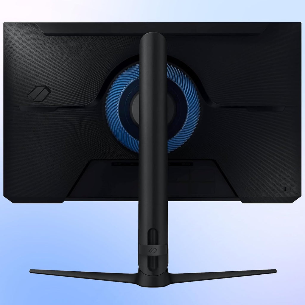 Samsung Odyssey G24 inch FHD Gaming Monitor, 180Hz, 1ms, AMD FreeSync, Black Equalizer, Virtual Aim Point, Eye Care, Flicker-Free, Game Mode, HDMI & DisplayPort, Tilt/Height/Swivel Adjustment, Black