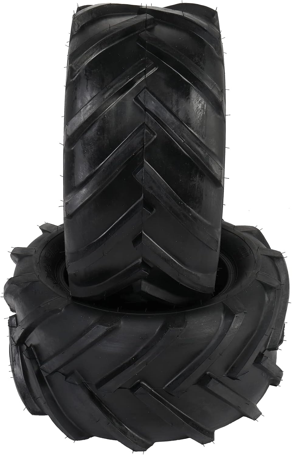 TUFFIOM Set of 2 Lawn Mower Tires 24x12.00-12 6PR Turf Tire for Garden Tractor Riding Lawnmower, Tubeless