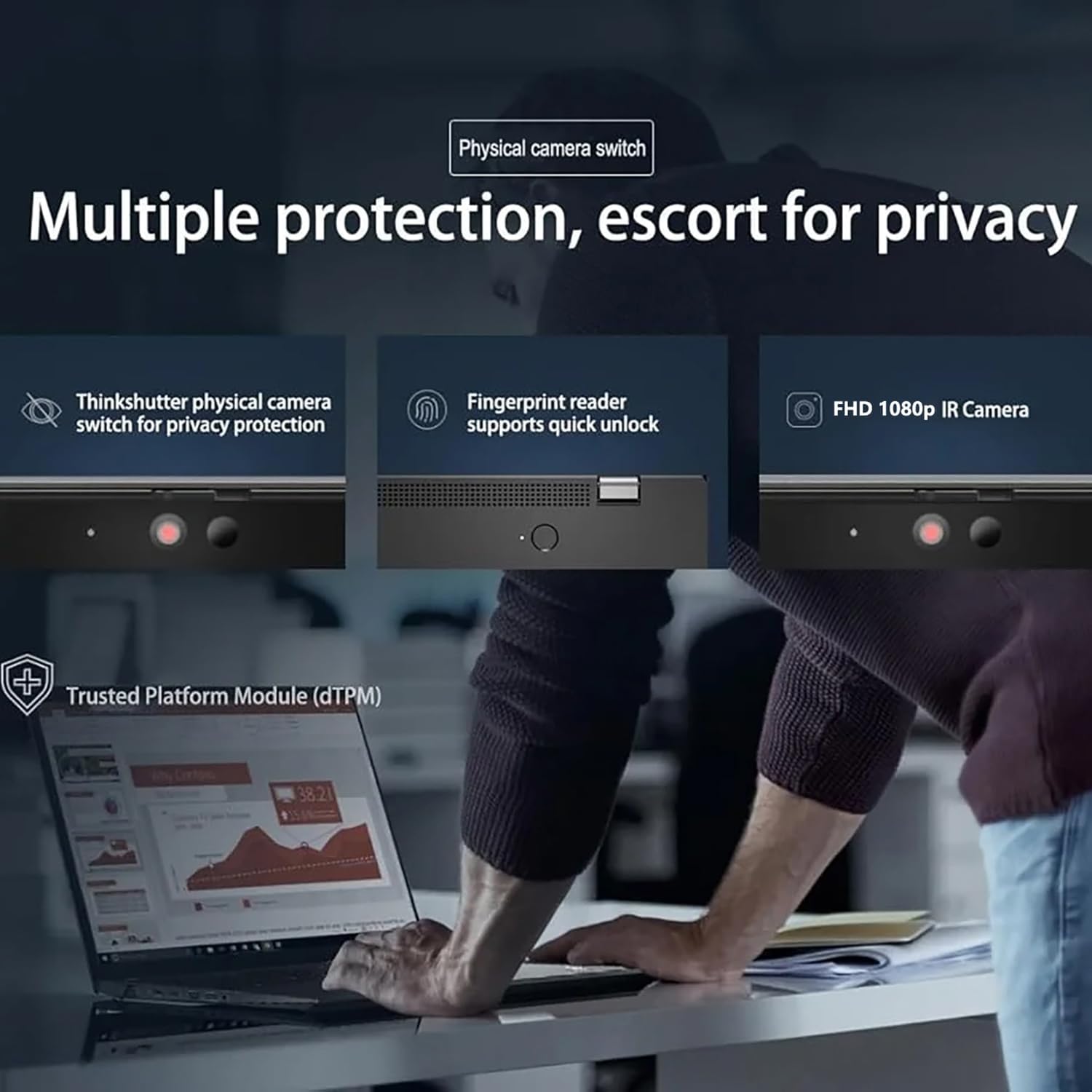 Lenovo ThinkPad E16 Gen 2 Business Laptop Computer, AMD Ryzen 7 7730U, 16GB DDR5 RAM, 1TB PCIe SSD, 16' FHD+, WiFi 6E, Backlit KB, Fingerprint Reader, Windows 11 Pro (Renewed)