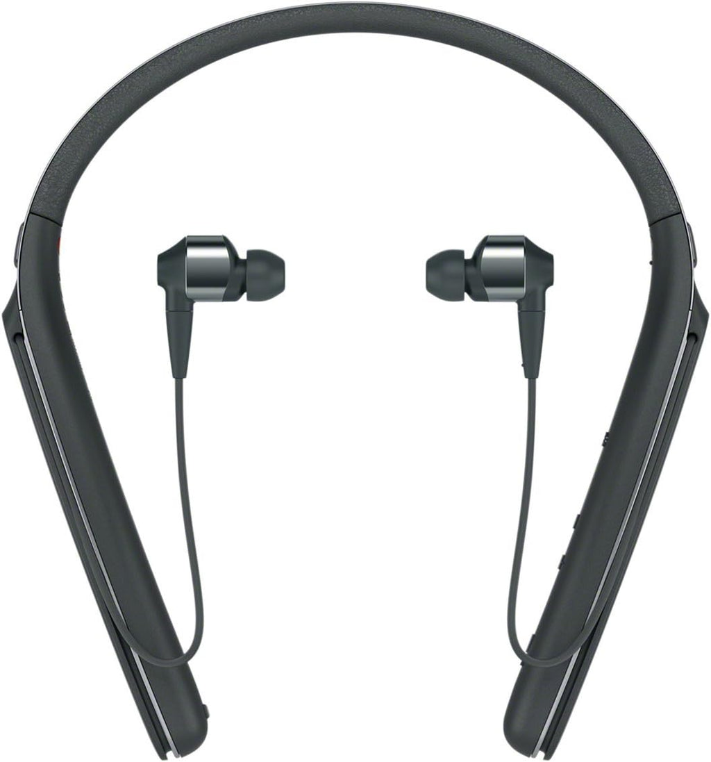 Sony Premium Noise Cancelling Wireless Behind-Neck in Ear Headphones - Black (WI1000X/B)