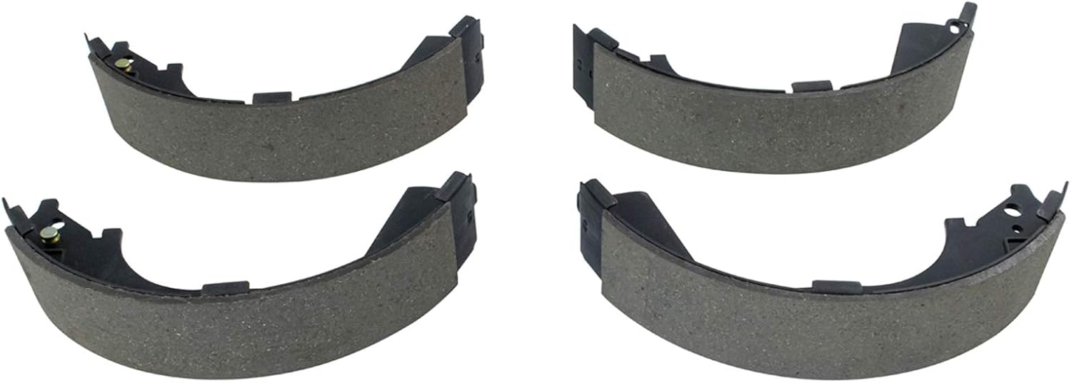 TRQ Front and Rear Brake Pad & Rotor,Shoe & Drum Kit Semi-Metallic Compatible with 2009-2013 Chevrolet Silverado 1500 GMC Sierra 1500