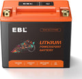EBL Lithium YTX12-BS, 240CCA Lithium LiFePO4 Motorcycle Battery, 12V 8Ah ATV, UTV, Jet Ski, 4 Wheeler, Quad, Riding Lawn Mower, Tractor, Scooter, PWC, Seadoo, Polaris and Generator Battery