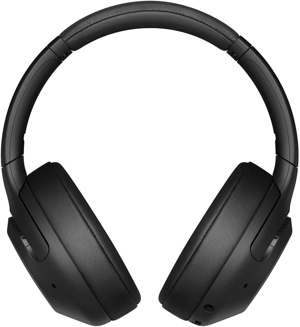 Sony WHXB900N Noise Cancelling Headphones, Wireless Bluetooth Over the Ear Headset with Mic for Phone-Call and Alexa Voice Control- Black (WH-XB900N/B)