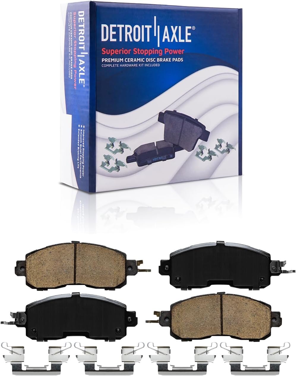 Detroit Axle - Front Brake Kit for 2013-2025 Nissan Altima Drilled Slotted Disc Brake Rotors Ceramic Brakes Pads 2014 2015 2016 2017 2018 2019 2020 2021 2022 2023 2024 Replacement : 11.65' inch Rotor