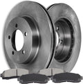 SCITOO Brake Rotor and Pad,Front Brakes Rotors and Ceramic Brake Pads fit for 2002-2005 for Ford Explorer,2002-2005 for Mercury Mountaineer