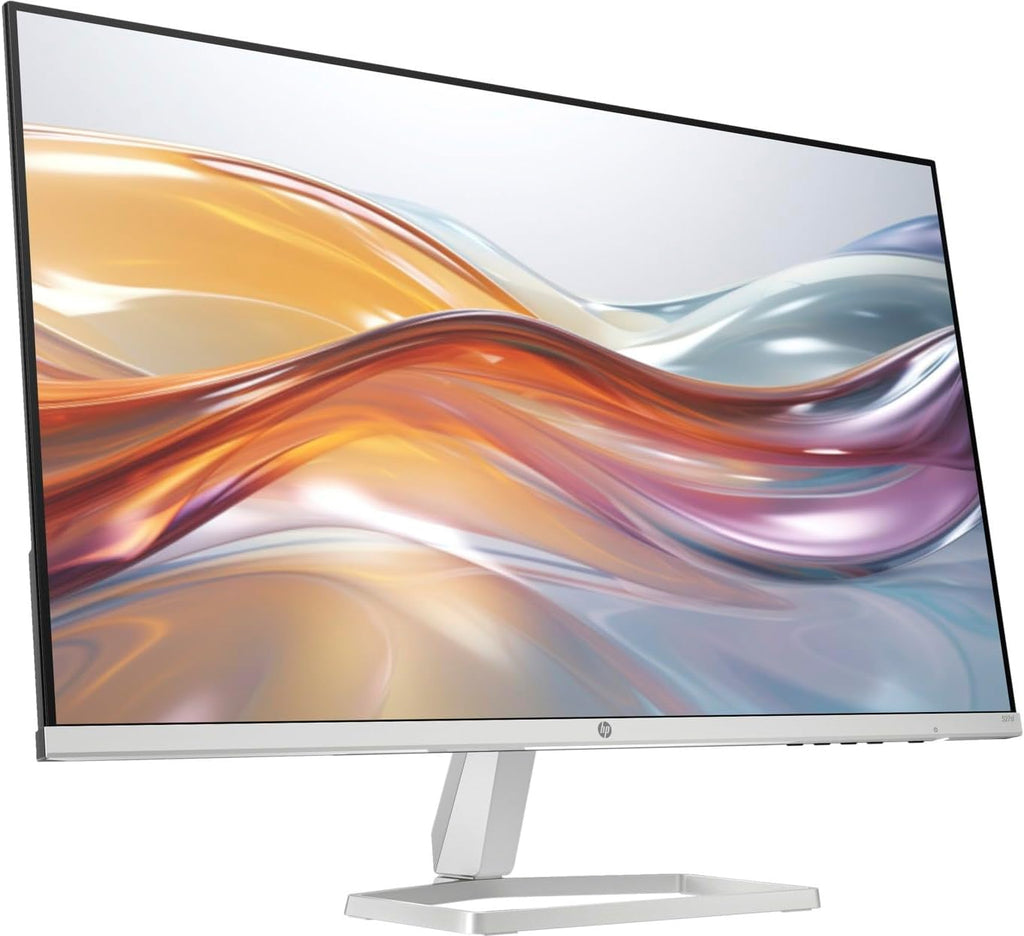 HP Series 5 527sf Monitor (Replaces Model M27h) 94F44AA#ABA w/Docztorm Dock, 27' FHD IPS (1920x1080) Display, 2x HDMI, 1x VGA, Flicker-free, Ideal for Home & Business, Black/Silver (2024 Latest Model)