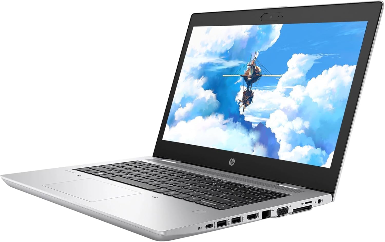 HP ProBook 640 G5 14' FHD Business Laptop, Intel Core i5-8365U up to 4.1GHz, 32GB DDR4 RAM, 1TB NVMe SSD, Fingerprint, Backlit, WiFi, Bluetooth, Windows 11 Pro (Renewed)
