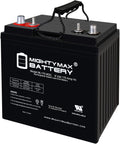 Mighty Max Battery Mighty Max Battery ML170-8GC - 8 Volt 170 AH, Dual Terminal, Rechargeable SLA AGM Battery For Golf Cart