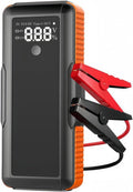 12V Super Capacitor Jump Starter, Batteryless Portable Jump Box, Jumper Cables for for 6.0 Gas & 4.0 Diesel Cars, No Pre-Charge with Built-in Supercapacitor, Portable Emergency Auto Starter
