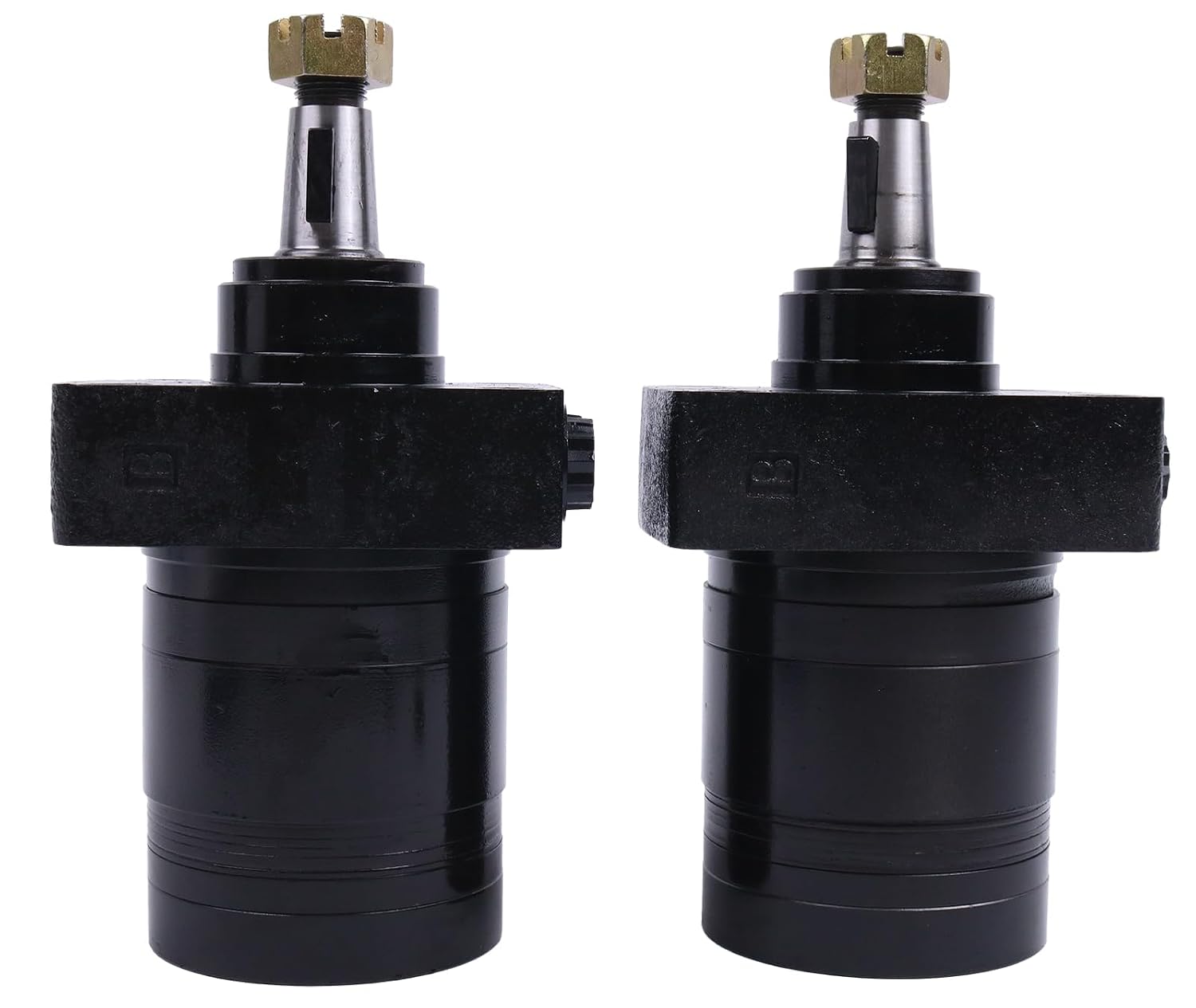 2X Hydraulic Wheel Motor 114-0549 TE0195JS250AAMU Compatible with Exmark Toro Lawn Mowers for Parker