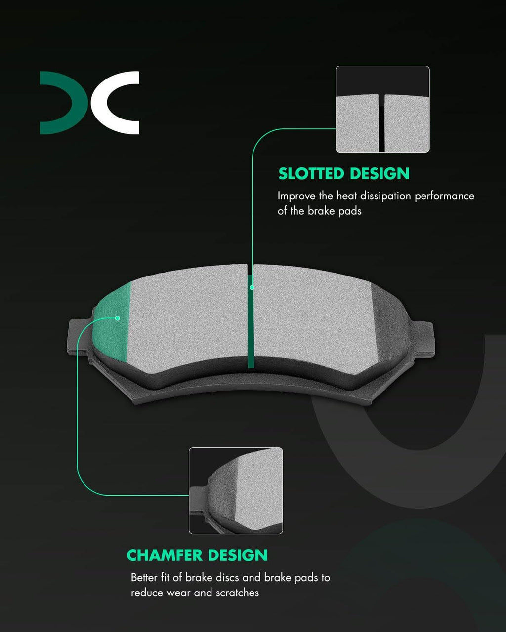 Brake and Rotors Kits,SCITOO 4pcs Brake Rotors and 8pcs Ceramic Brake Pads fit for 2000-2005 for Chevrolet Impala,2000-2005 for Chevrolet Monte Carlo,1998-1999 for Oldsmobile Intrigue