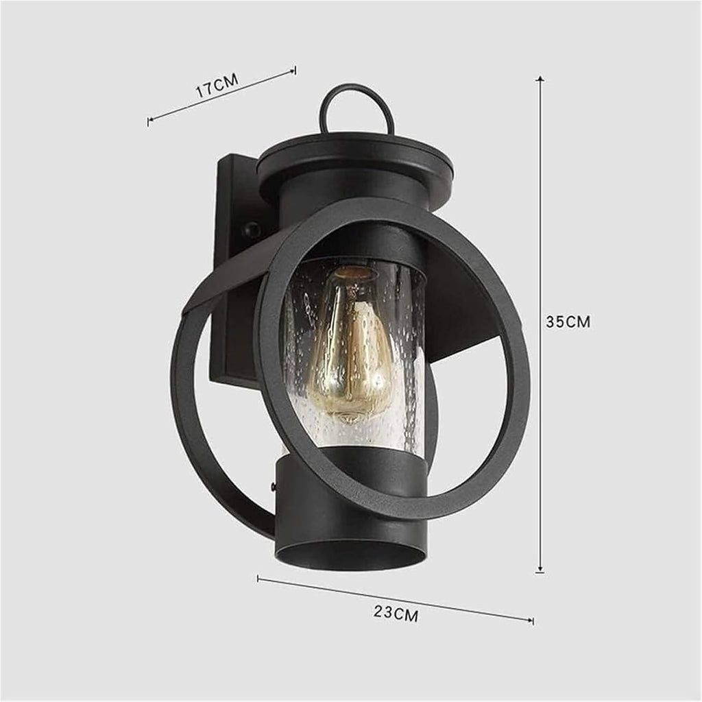 Wall Lamp Retro Outdoor Waterproof Wrought Iron Antique Lights Sconce Balcony Aisle Exterior Mount Fixture Luxury