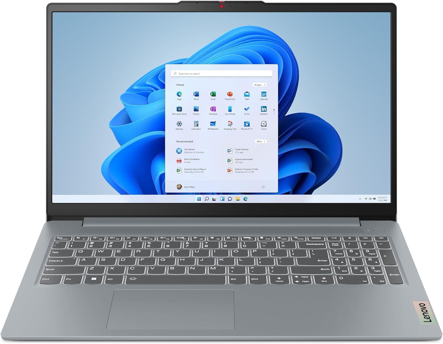 Lenovo IdeaPad Slim 3 Personal Laptop, 2025, 15.6' 1920x1080, Intel-8 Core i3-N305, 8GB LPDDR5, 128GB SSD, Win11 Home, Wi-Fi 6, BT 5.2, 720p HD Camera, Arctic Grey