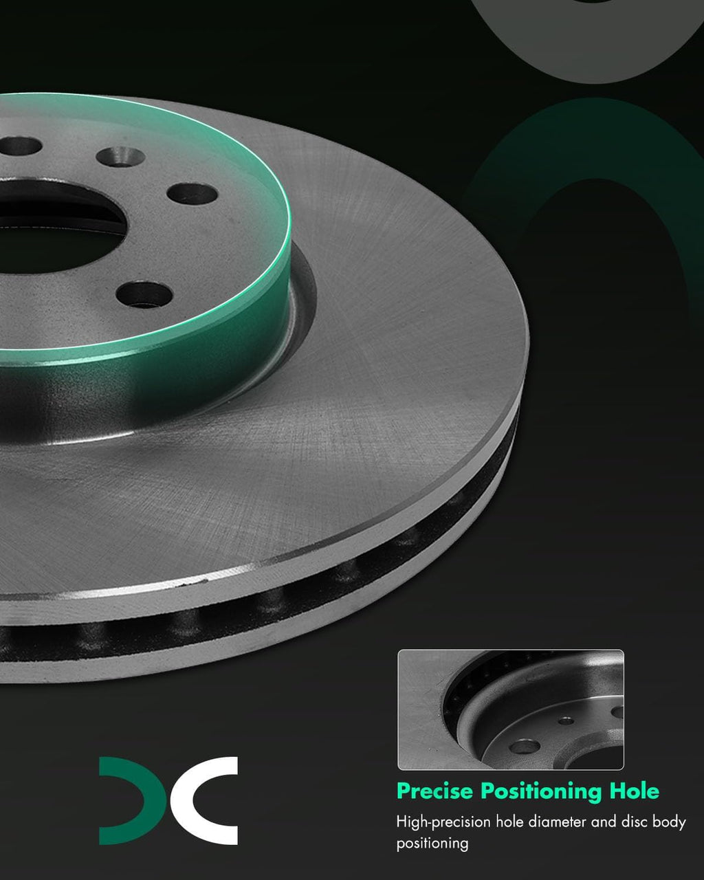 SCITOO Front 12.64' Rear 11.93' Brake Pads and Rotors Kits Fit For Chevrolet Equinox 2010-2017,For GMC Terrain 2010-2017
