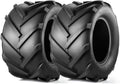 MaxAuto 24x12.00-12 Super Lug Ag Farm Tractors Rear Tires- 6 Ply Tubeless 24x12-12 Ridding Lawn Mower Tires, 24x12x12, 24-12-12, Set of 2
