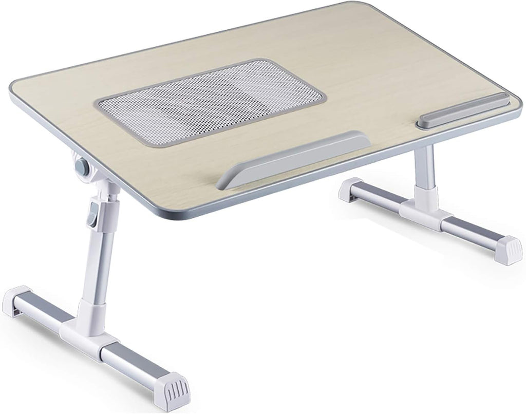 Laptop Stand Adjustable Height,Folding Laptop Table,Laptop Stand with Fan,for Bed Sofa Couch Office