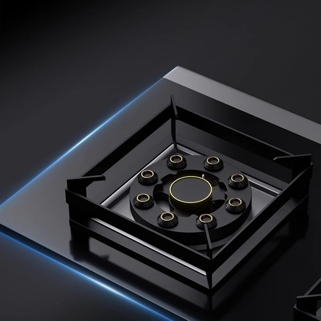 Recessed Gas Stove Cooktop,2 Burners Natural Gas and Propane Stove,Built in Gas Stove Top,with Thermocouple Protection
