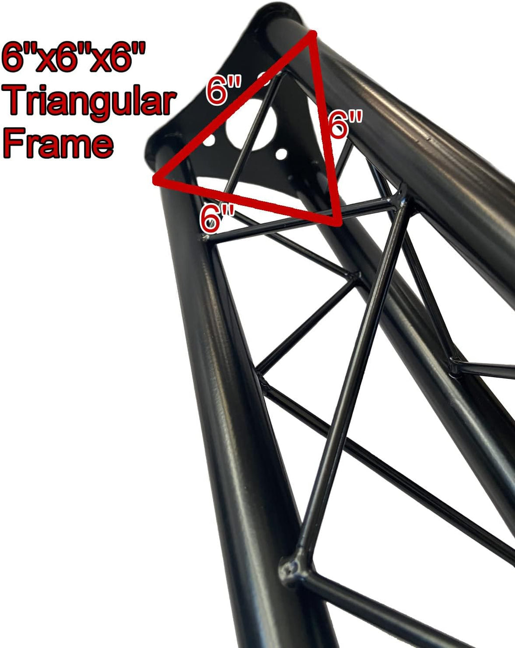 GRIFFIN Triangle Truss Extension Lighting System (Stage-MountPRO Series) – Installs on your Speaker Stands – DJ 2x Trussing Kit with C Clamps Mounting Brackets & Platform Hardware Set