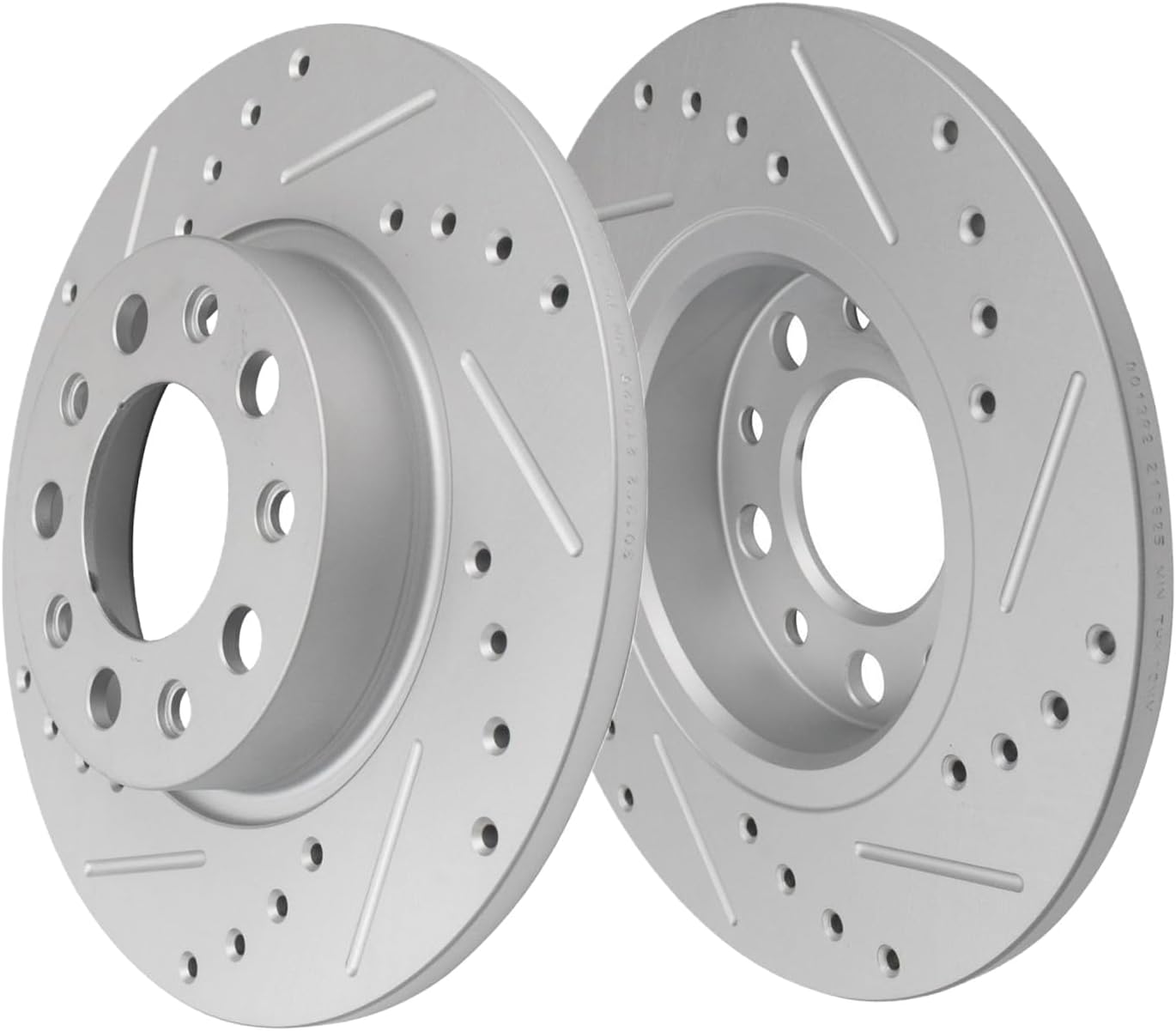 Detroit Axle - Brake Kit for 2017-2021 Jeep Compass 2015-2023 Renegade 500X Drilled Slotted Brake Rotors Ceramic Brakes Pads 2018 2019 2020 Replacement : 12.01' inch Front & 10.94' inch Rear Rotor