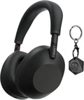 Sony WH-1000XM6 Wireless Noise-Canceling Headphones with QN3 Processor (Black) Bundle with Finder Key Chain (2 Items)