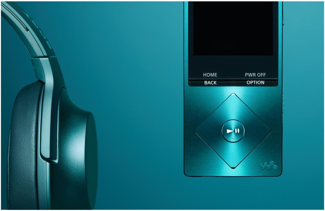 Sony h.ear on Premium Hi-Res Stereo Headphones (wired), Viridian Blue