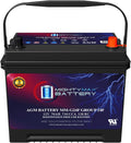 Mighty Max Battery MM-G24F Start and Stop Car BCI Group Size 24F 12V 70Ah, 120RC, 710 CCA Rechargeable AGM Car battery