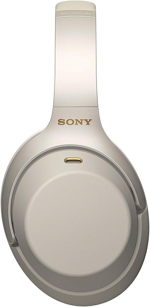 SONY WH1000XM3 Bluetooth Wireless Noise Canceling Headphones Silver WH-1000XM3/S (Renewed)