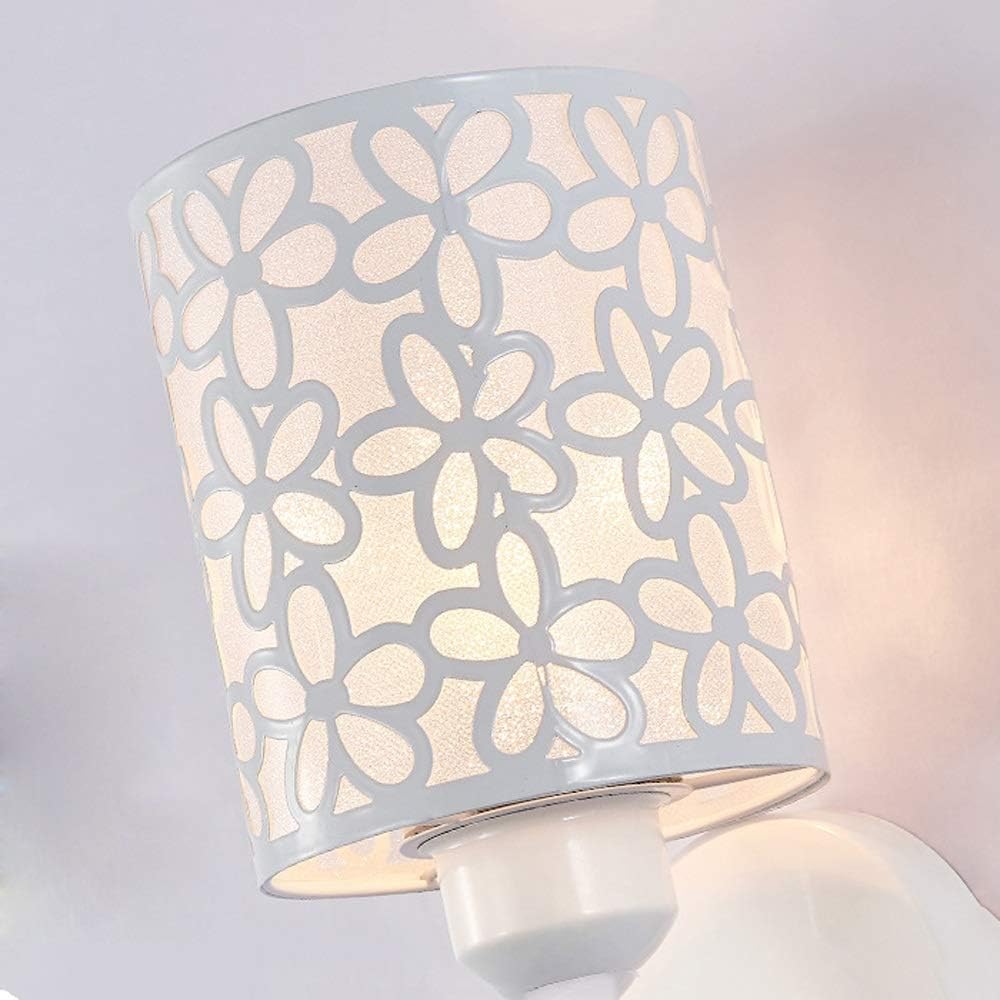 Wall Mounted Light Nordic Modern Wall Light Industrial Wall Lamp Creative Faceted Hollow Applique Wrought Iron Sconce Fixtures Minimalist Frosted Lampshade Wall Lantern For Bathroom Corridor Rea