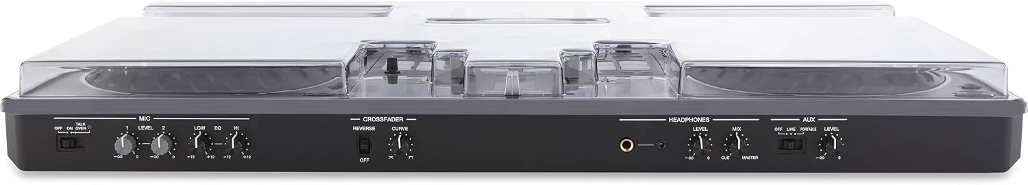 Pioneer DDJ-REV5 4-Deck DJ Controller with Decksaver DS-PC-DDJREV5 Polycarbonate Cover