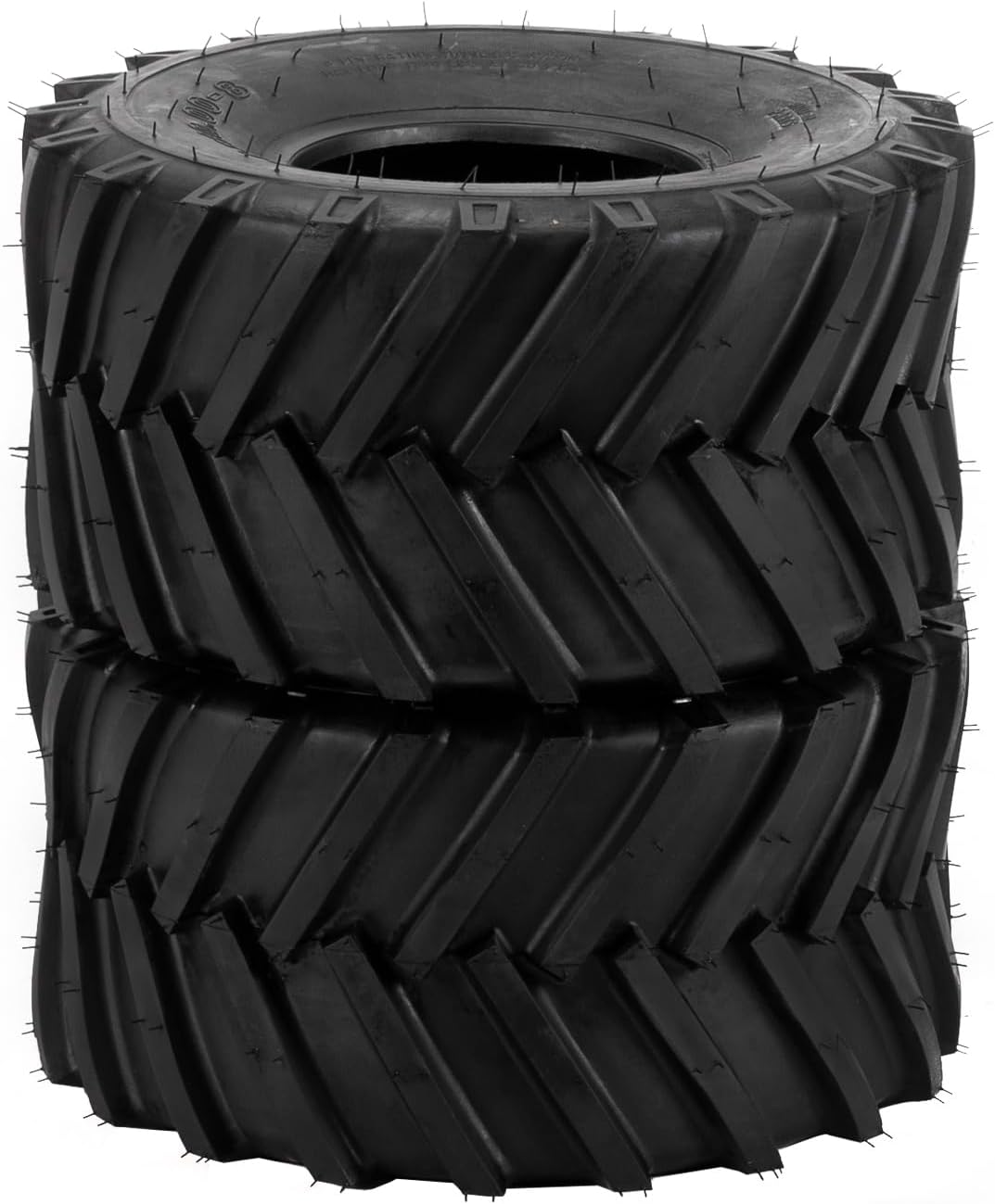 TUFFIOM Set of 2 Lawn Mower Tires 20x10.00-8 4PR Turf Tire for Garden Tractor Riding Lawnmower, Tubeless
