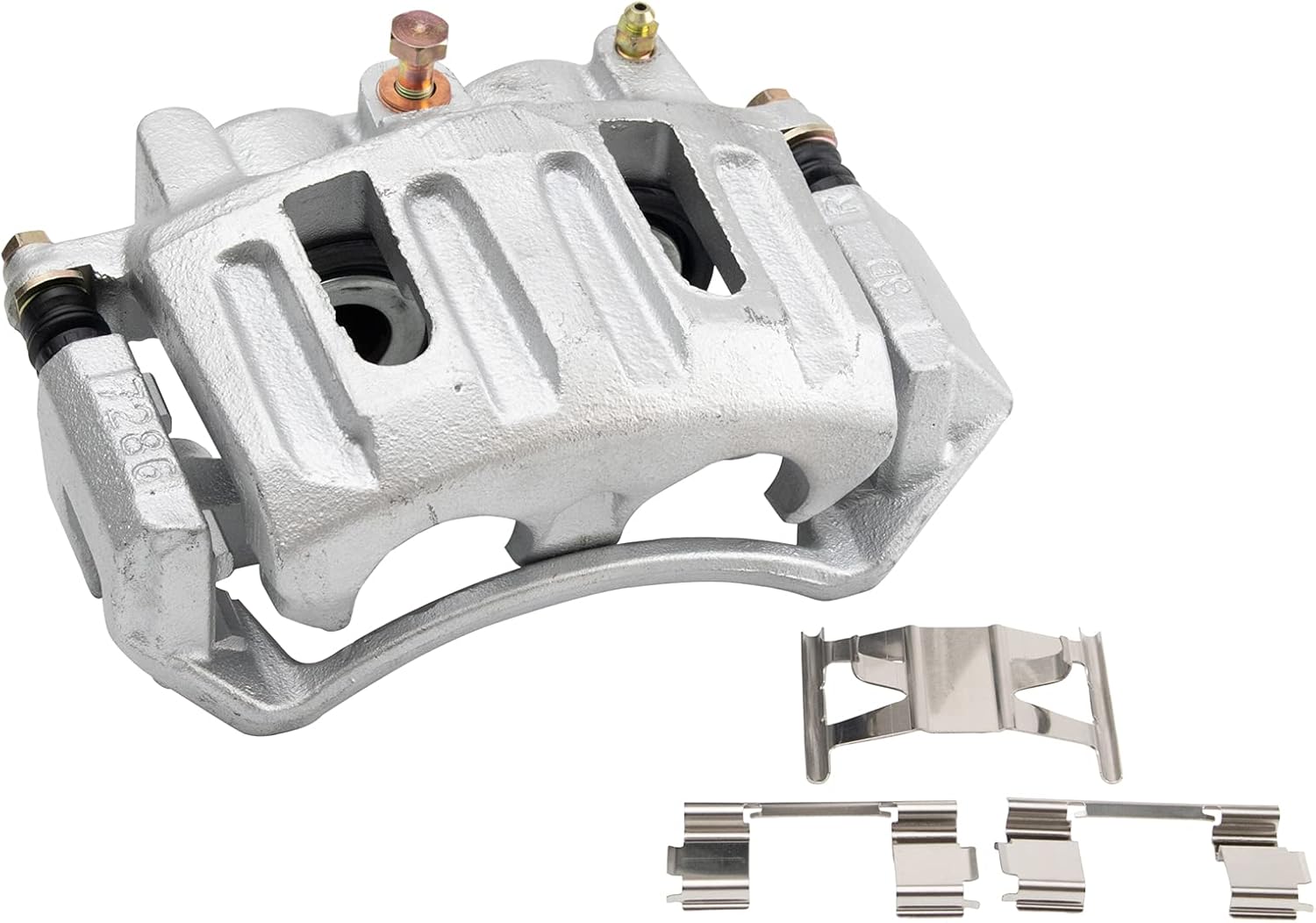 TRQ Front Brake Pad & Rotor Kit Semi-Metallic Compatible with 1997-1998 Ford F-150
