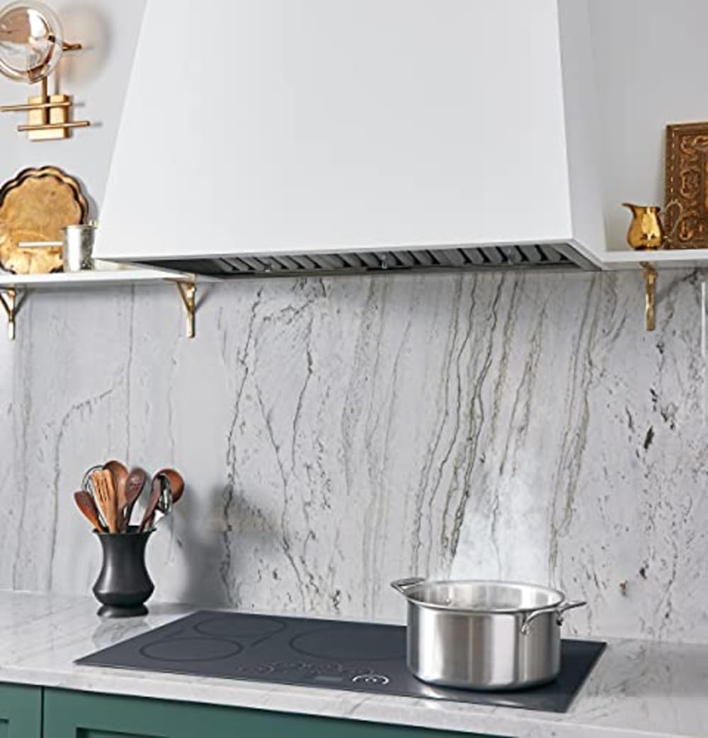 GE Profile Smart Range Hood Insert | 30 Inch Kitchen Exhaust Fan with 4 Speeds, Dimmable LED Lights | Wifi Connectivity & Smart Home Kitchen Essentials for Frequent Cooks | 610 CFM | Stainless Steel