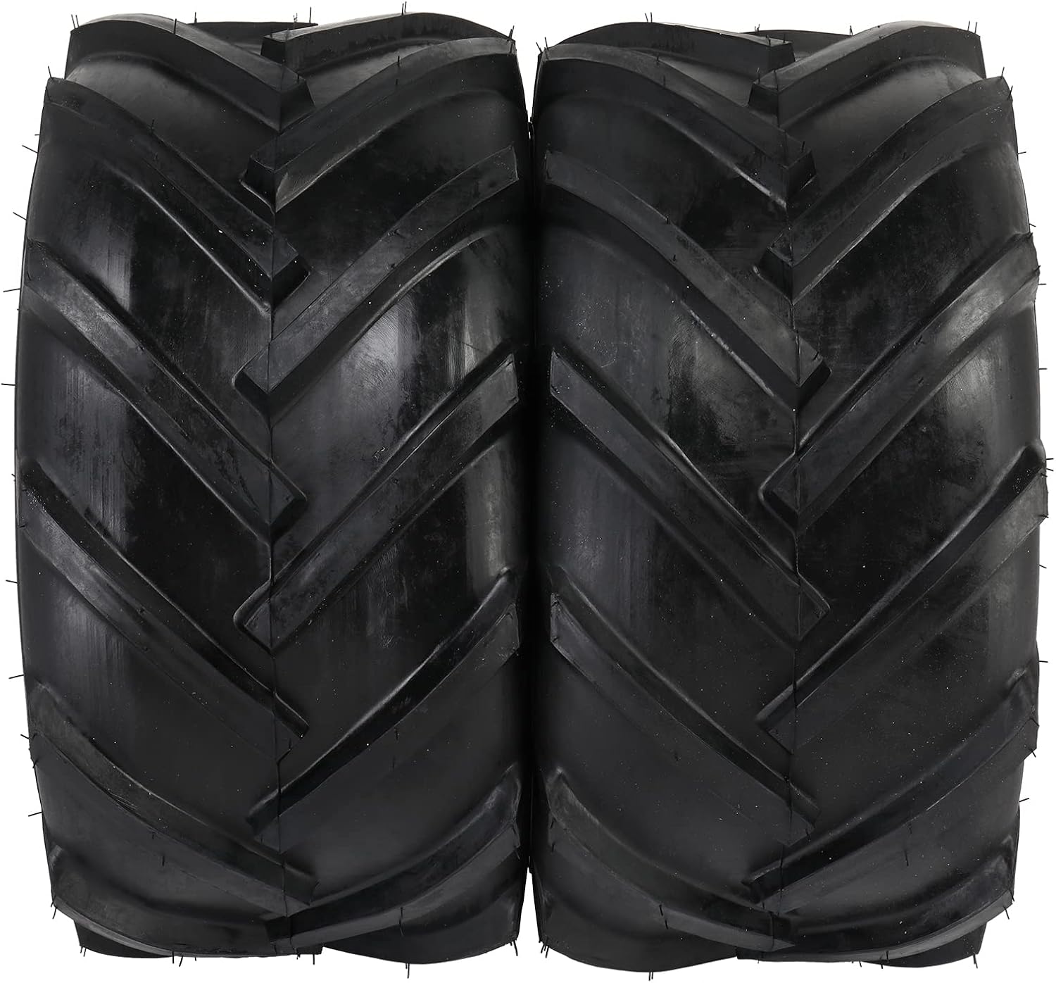 TUFFIOM Set of 2 Lawn Mower Tires 24x12.00-12 6PR Turf Tire for Garden Tractor Riding Lawnmower, Tubeless