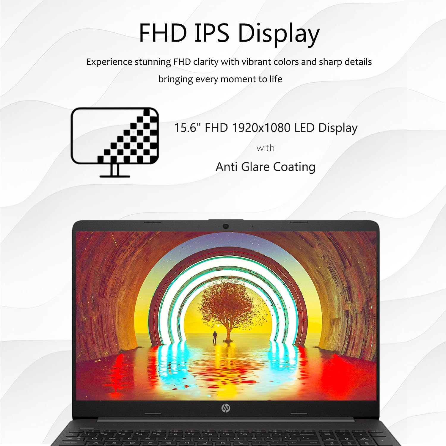 HP 15 Laptop(Include 1 Year Office 365), 16GB RAM, 512GB SSD, 15.6' FHD 1080p IPS Display, AMD Athlon Silver 3050U Processor, Ethernet Port RJ-45, SD Card Reader, Windows 11 Pro, WOWPC Recovery USB