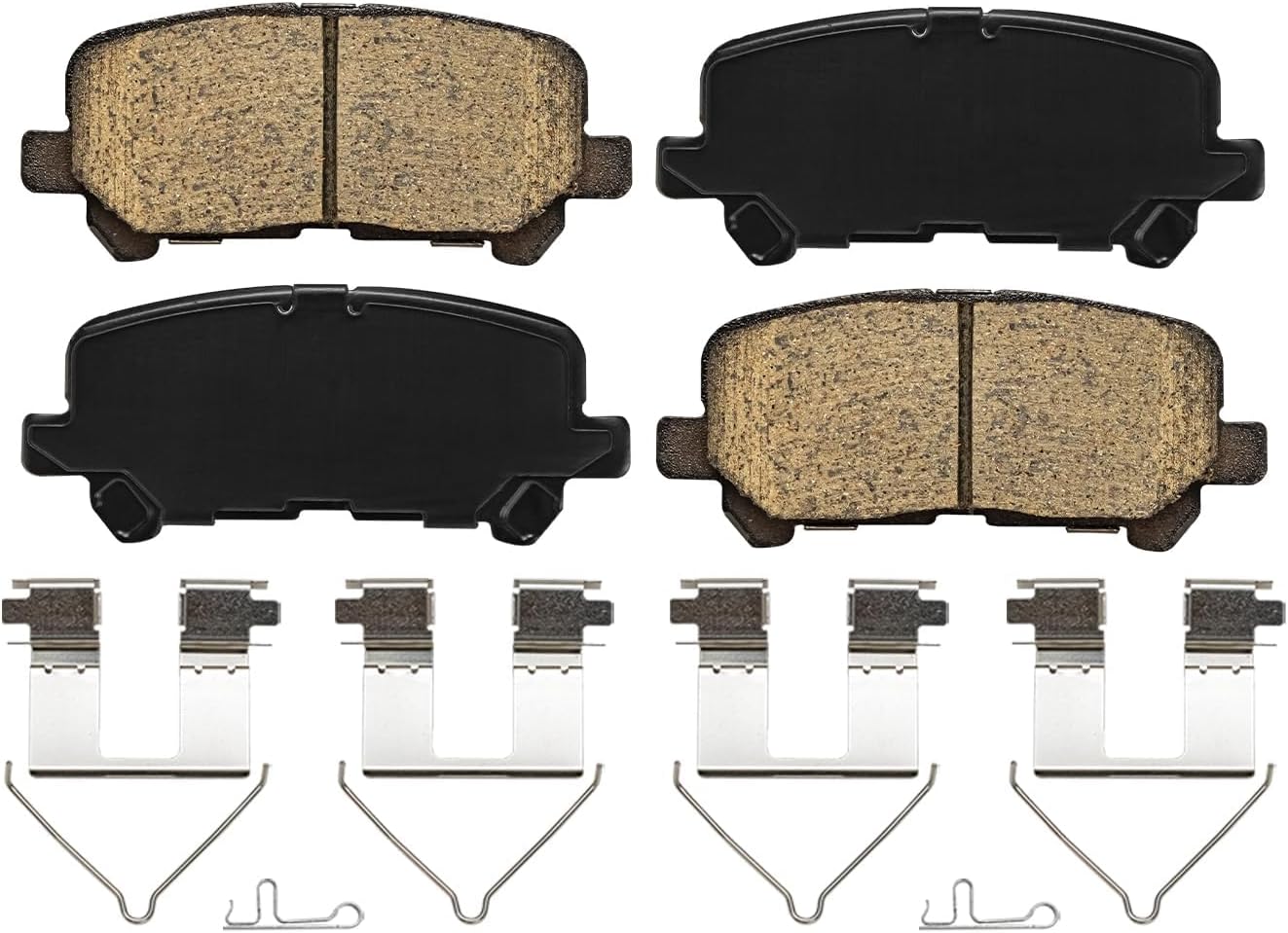 Detroit Axle - Rear Brake Kit for Acura 2014 2015 2016 MDX, Drilled and Slotted Disc Brakes Rotors Ceramic Brake Pads Replacement: 12.98' inch Rotor