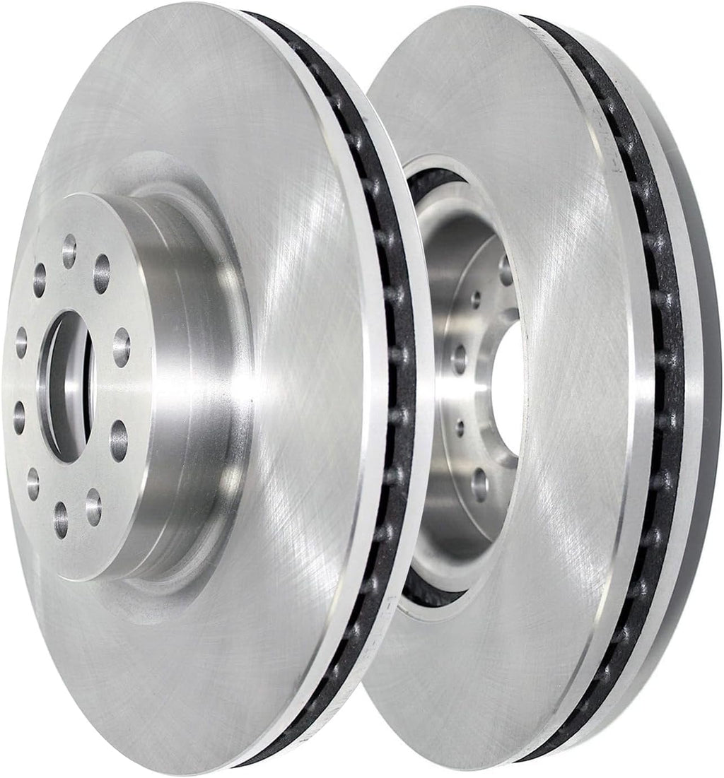Detroit Axle - Brake Kit for 2016-2017 Cadillac CT6, Disc Brake Rotors Ceramic Brakes Pads with Hardware Replacement : 13.60' inch Front and 12.40' inch Rear Rotor