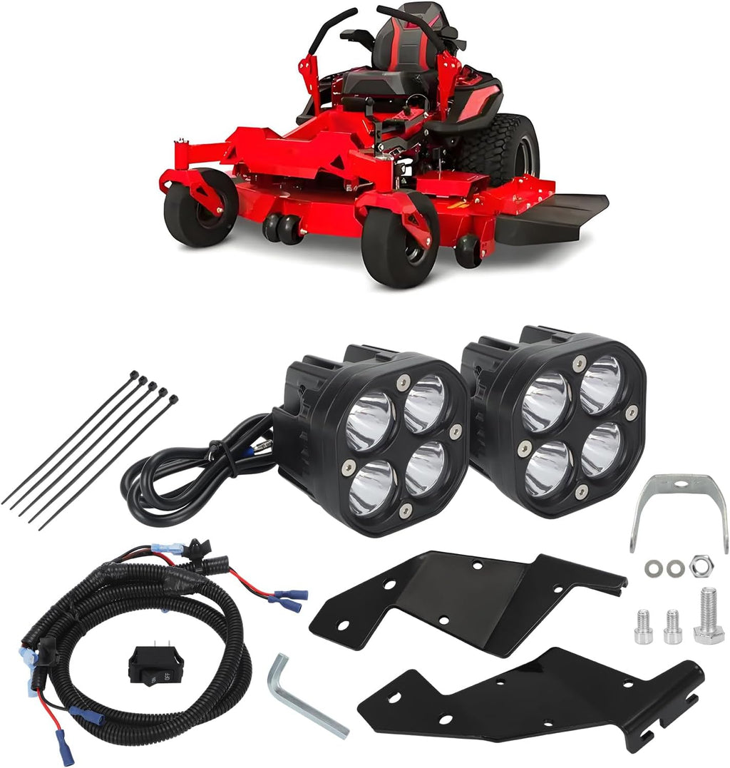 Lawn Mowers LED Headlight Kit Compatible with Gravely PT ZX ZT HD PT Pro-Turn Z & Ariens Apex, Zenith Zero Turn Mowers - Replaces 79108600