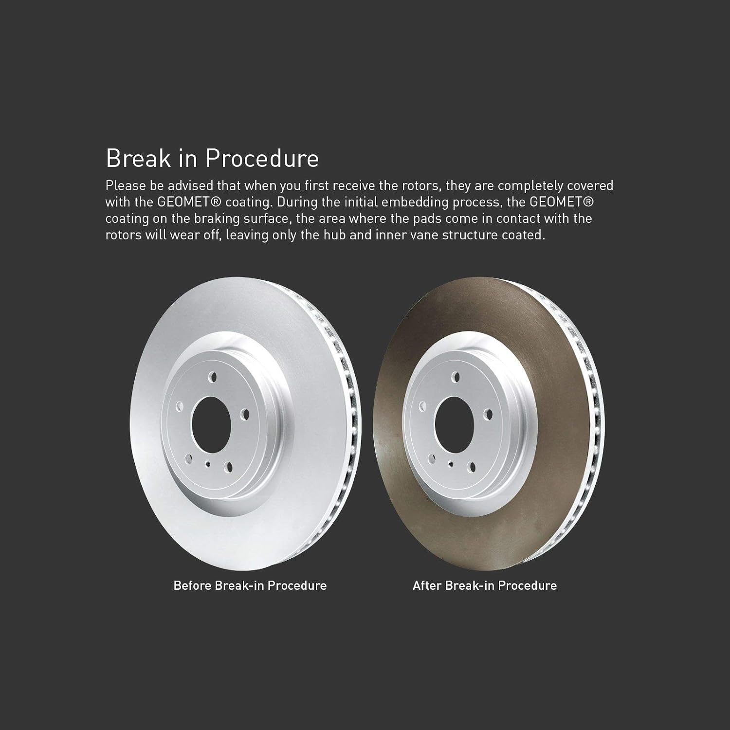 R1 Concepts Front Brake Kit Fits 2002-2005 Ford Explorer; 2002-2005 Mercury Mountaineer| Optimum Oep Brake Pads and Blank Brake Rotors| 12.0' Front