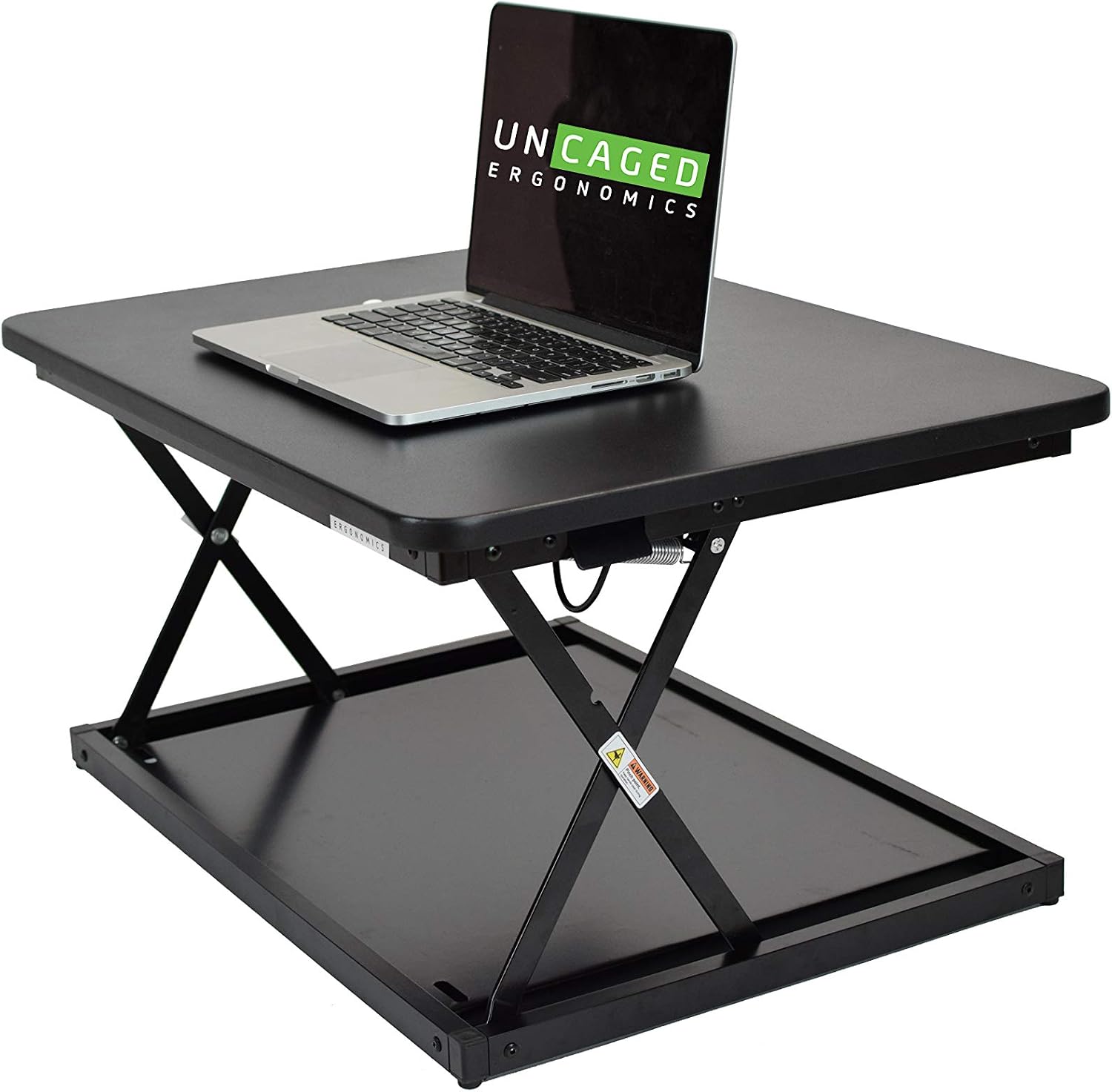 Uncaged Ergonomics CHANGEdesk Mini - Affordable Height Adjustable Stand Up Desk Conversion and Laptop Standing Desk Converter (2 Pack | Black)