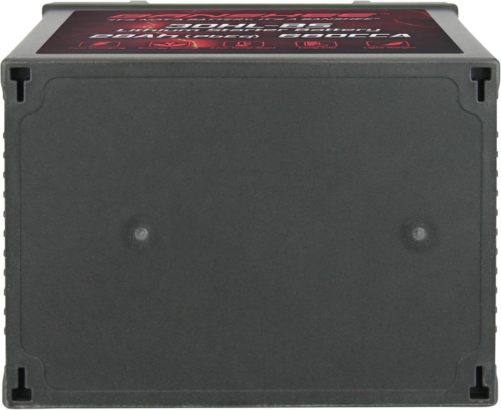 Banshee Lithium YTX30L-BS, 680CCA Lithium LiFePO4 YTX30L Motorcycle Battery, 12V 28AH ATV, UTV, Jet Ski, Scooter, Lawn Mower, Tractor, Generator Battery, Built-in Smart BMS