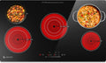 AMZCHEF 36 Inch Electric Cooktop 8900W: 5 Burner Built-in Electric Stove Top with 9 Power Lever, 2 High-Efficiency Burners Timer, Touch Control&Safety Function, Ceramic Stove for Kitchen