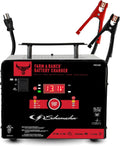 Schumacher Electric Farm & Ranch 6A Car Battery Charger and 200A Engine Starter, 4-in-1 Solution, Maintainer, 40A Boost, for 6V/12V Power Sport, Automotive, and Marine Batteries, FR01335
