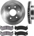 Callahan Brake Parts Front Brake Kit For Cadillac Escalade 2002-06 |Escalade ESV 2003-06 |Escalade EXT 2002-06 |Chevrolet Astro 2003-05 - Disc Rotors with Semi Metallic Brake Pads, EBYK001262