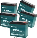 5 Pack 12V 20AH SLA Battery 6-DMF-20 6-DZM-20 6-DZF-20 Sealed Lead Acid Rechargeable Battery for 60V ATV Mobility Scooter Go Kart Drift Trike Golf Cart Lawn Mower Razor Pit Dirt Bike