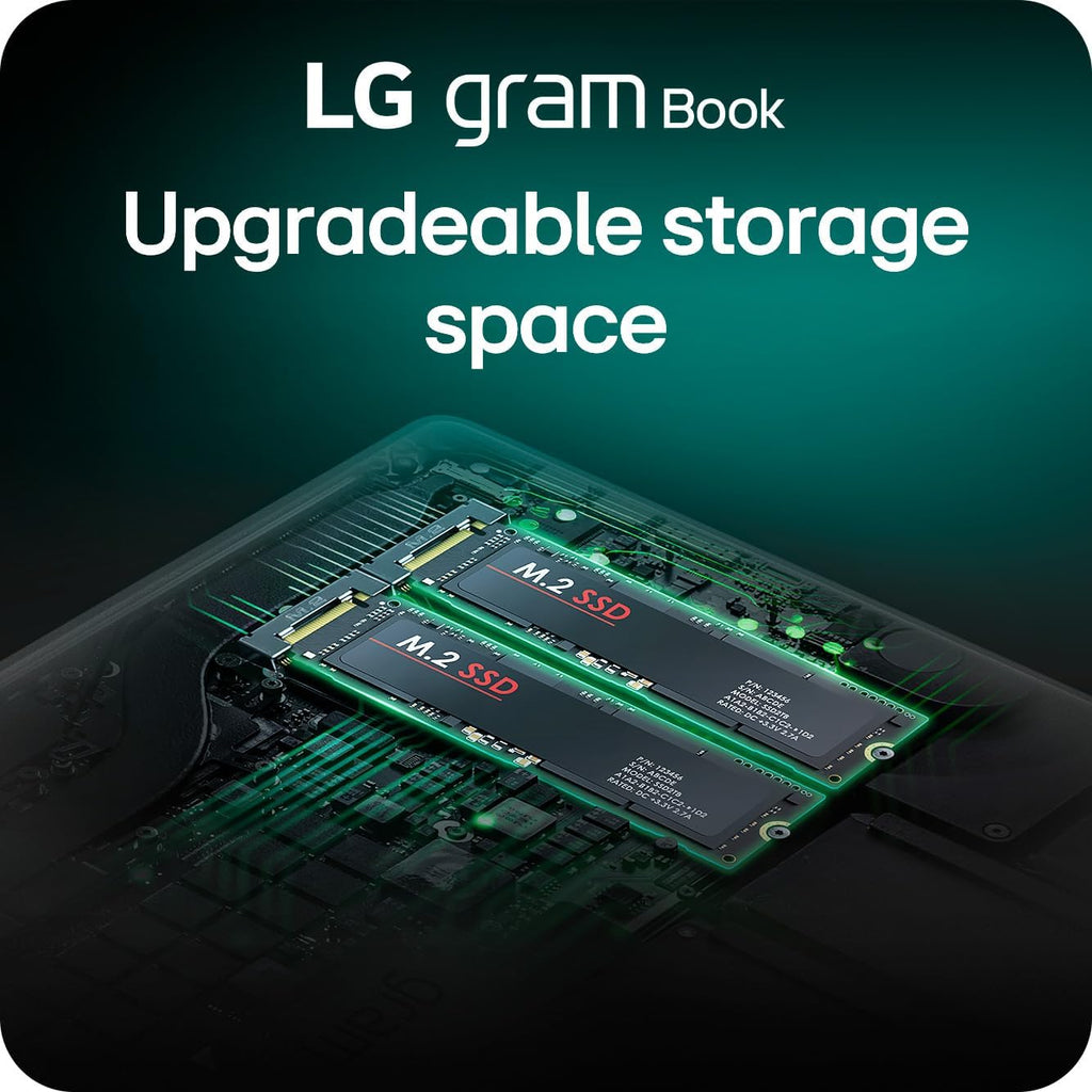 LG gram Book 15-inch Lightweight Laptop Computer, Intel Core i5-1334U Processor, Windows 11 Home, 8GB RAM, 256GB SSD - Titan Silver