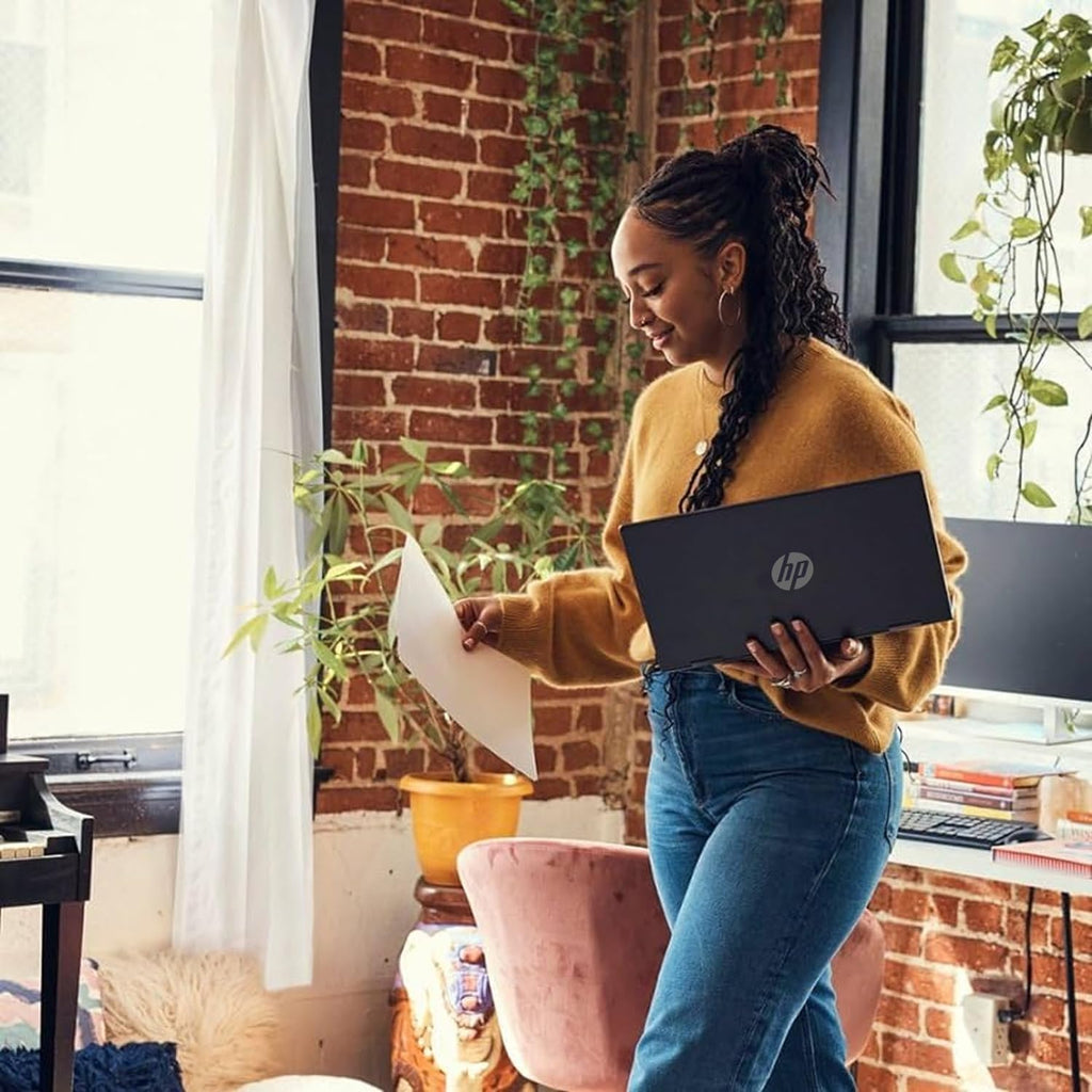 HP 15 Laptop(Include 1 Year Office 365), 16GB RAM, 512GB SSD, 15.6' FHD 1080p IPS Display, AMD Athlon Silver 3050U Processor, Ethernet Port RJ-45, SD Card Reader, Windows 11 Pro, WOWPC Recovery USB