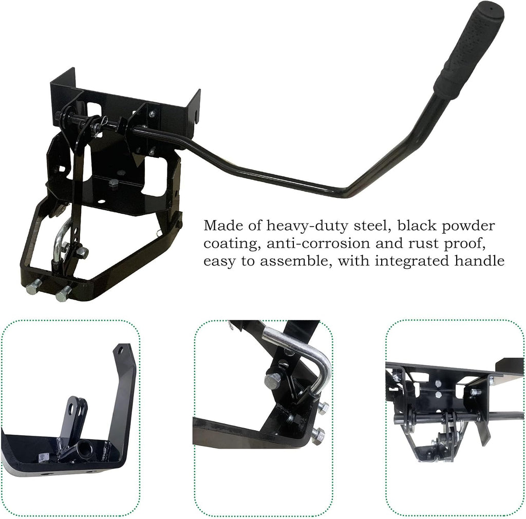 585607901 Garden Tractor Sleeve Hitch Attachment Rear Mount Compatible with Husqvarna Craftsman T200 T300 Series for with 23' Or Larger Rear Tires Cub Cadet Riding Lawn Mower Tractors