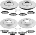 Brake and Rotors Kits,SCITOO 4pcs Brake Rotors and 8pcs Ceramic Brake Pads fit for 2004-2013 for Mazda 3