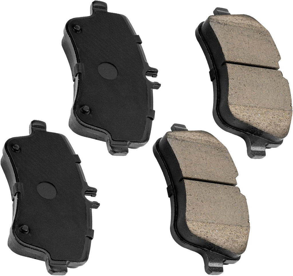 KAX Front Brake Kit, Drilled and Slotted Brake Rotors 34101, Ceramic Brake Pads D872 Fits CLK350 2006-2009, CLK320/C320 2001-2005, C280 2006-2007, C240 2003-2005, SLK280 2006-2008, SLK300 2009-2011